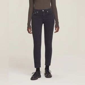 Agolde Toni Mid Rise Straight Jeans